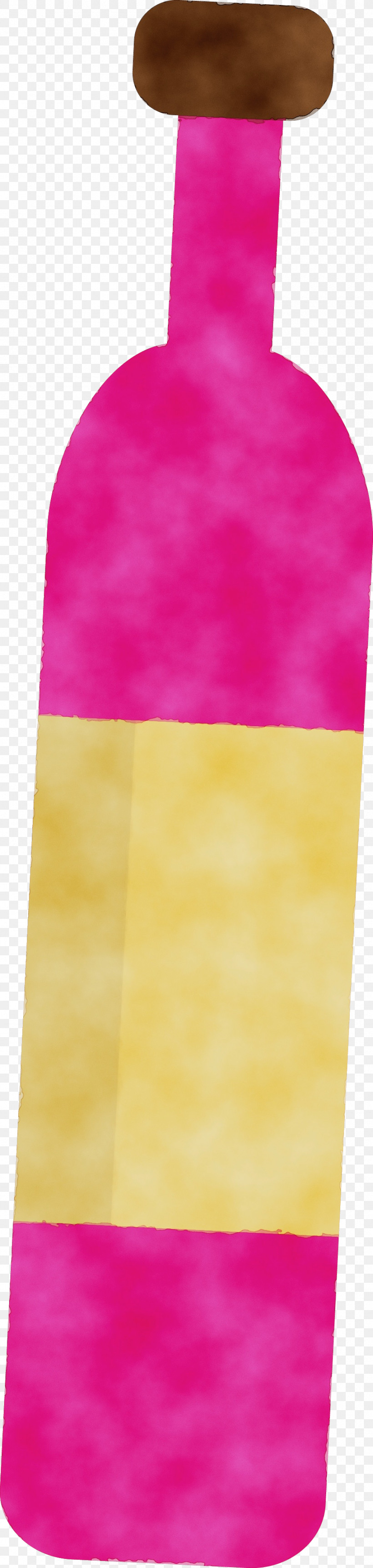 Bottle Silk Rectangle Pink M, PNG, 900x3784px, Watercolor, Bottle, Paint, Pink M, Rectangle Download Free