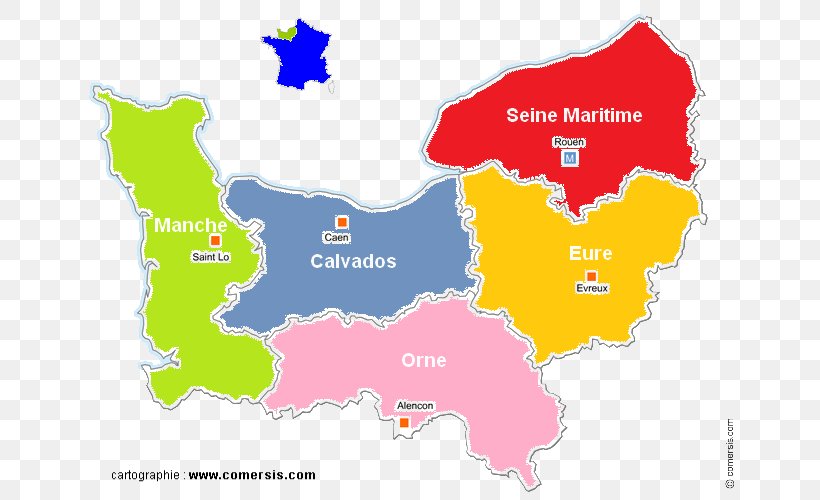 Map Regions Of France Manche History Of Normandy Eure, PNG, 670x500px, Map, Area, Calvados, Ecoregion, Eure Download Free