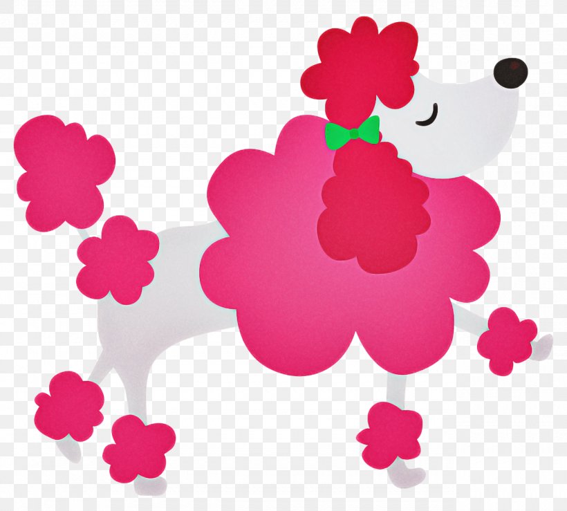 Pink Flower Cartoon, PNG, 1280x1155px, Poodle, Dance, Flower, Heart, Hibiscus Download Free
