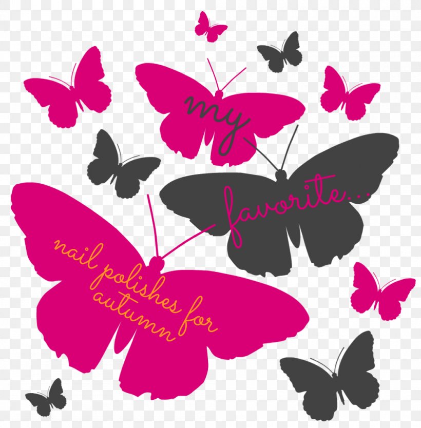 Brush-footed Butterflies Butterfly Pink M Clip Art, PNG, 1000x1018px, Brushfooted Butterflies, Brush Footed Butterfly, Butterfly, Flower, Insect Download Free