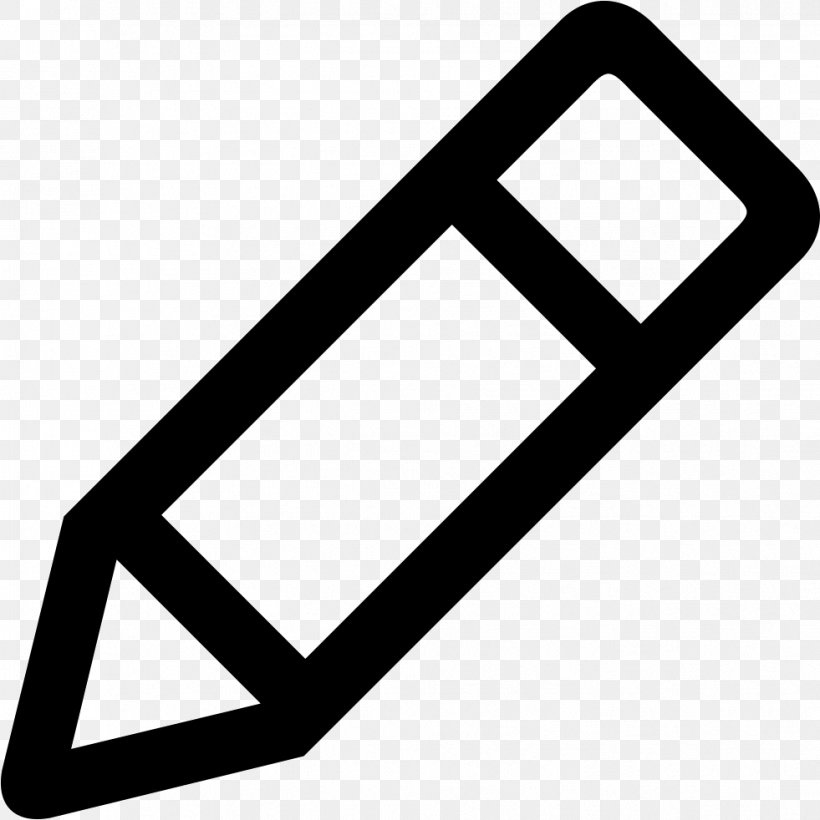 Pencil Icon, PNG, 981x982px, Editing, Area, Black, Black And White, Brand Download Free