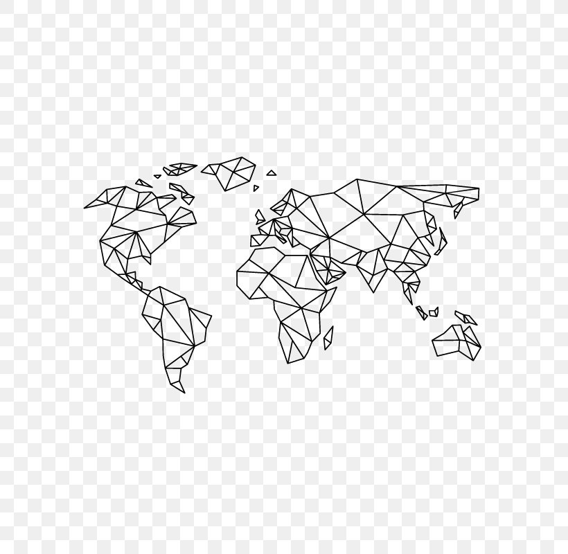 World Map Paper Masking Tape, PNG, 800x800px, World Map, Area, Artwork, Black, Black And White Download Free