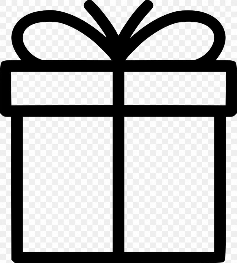 Gift Christmas Clip Art, PNG, 882x980px, Gift, Area, Artwork, Bag, Black And White Download Free