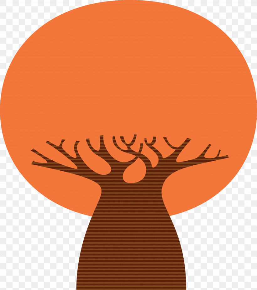Deer Antler Silhouette Orange S.a., PNG, 2654x3000px, Abstract Tree, Antler, Cartoon Tree, Deer, Orange Sa Download Free
