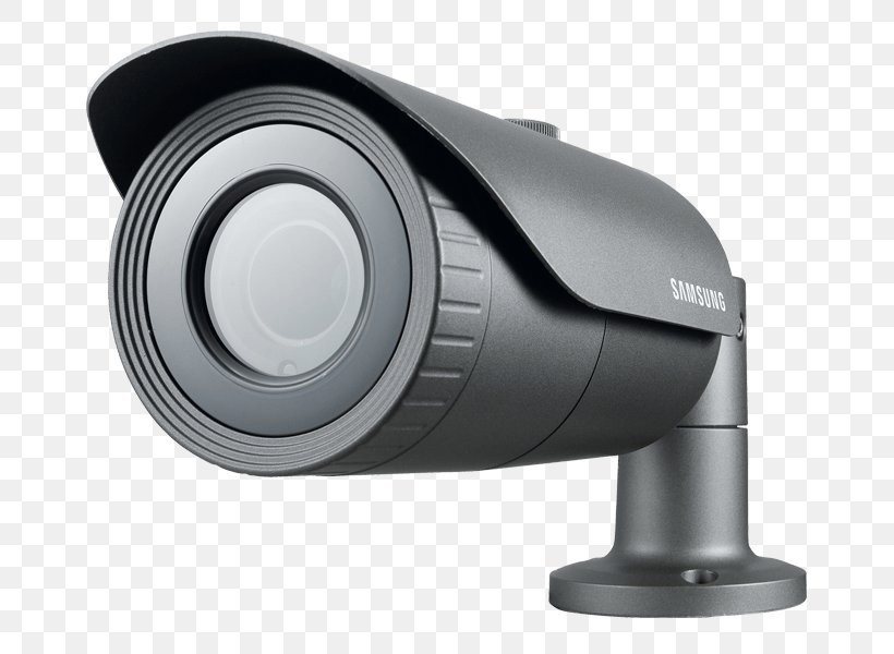 Hanwha Techwin Beyond Series 1.3MP Outdoor Bullet Camera With Night Vision SCO-5083R Closed-circuit Television Hanwha Aerospace, PNG, 800x600px, Camera, Camera Accessory, Camera Lens, Cameras Optics, Closedcircuit Television Download Free