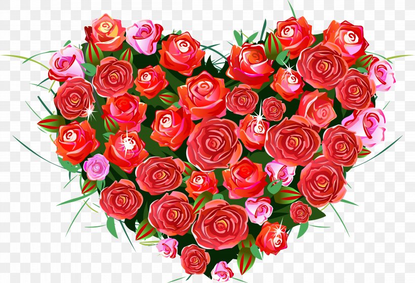 Heart Rose Love Desktop Wallpaper, PNG, 4584x3132px, Heart, Cut Flowers ...