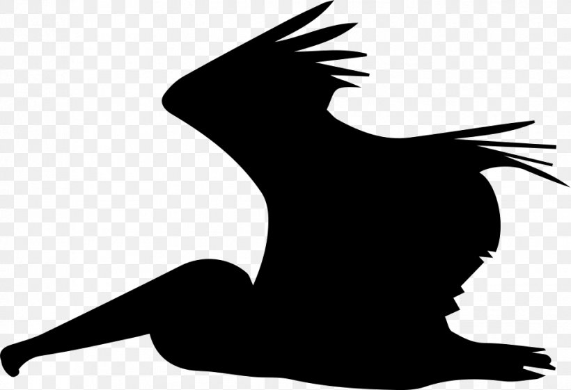 Pelican Bird Clip Art, PNG, 981x672px, Pelican, Animal, Beak, Bird, Black And White Download Free