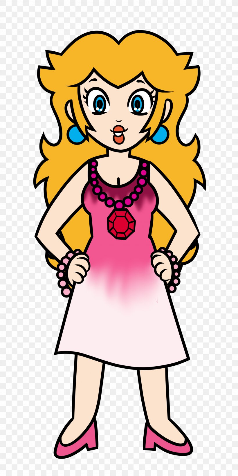Princess Peach Princess Daisy Art, PNG, 1600x3201px, Watercolor, Cartoon, Flower, Frame, Heart Download Free