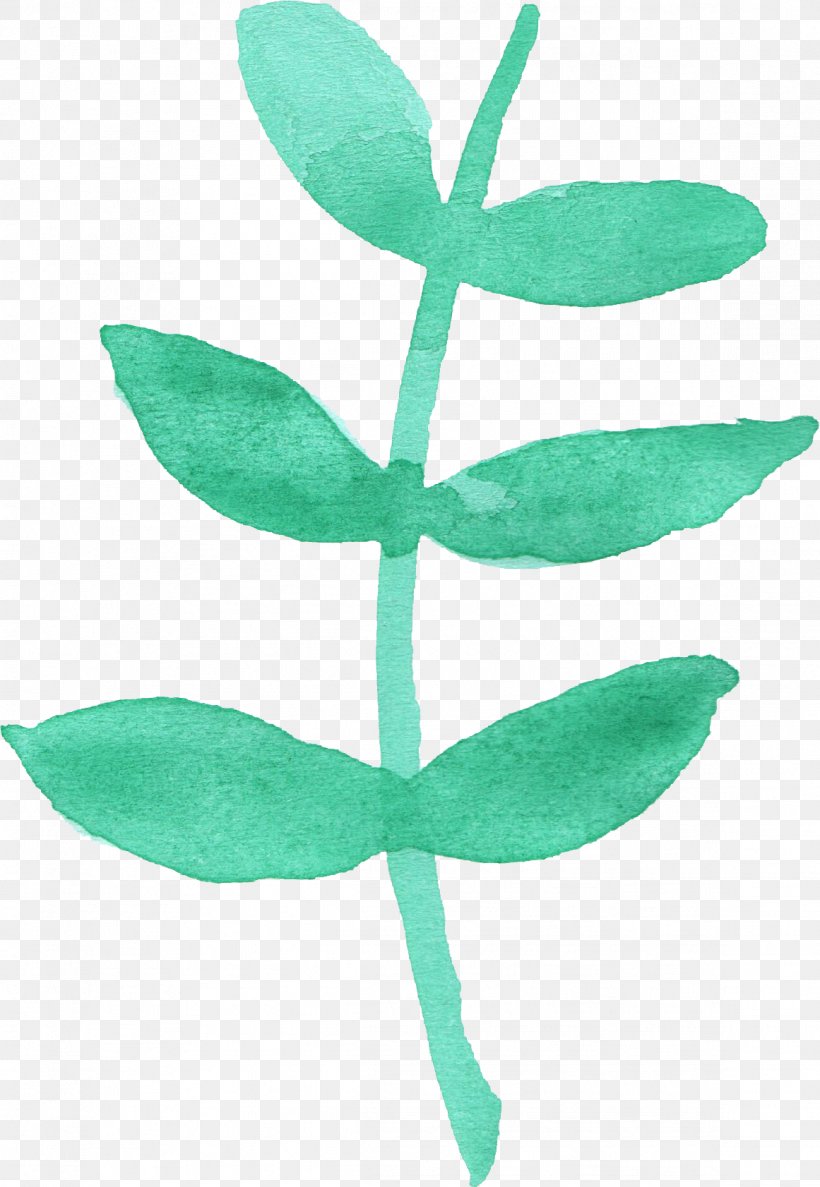 Leaf Watercolor Painting Plant Stem, PNG, 1161x1682px, Leaf, Autumn Leaf Color, Blue, Green, Plant Download Free