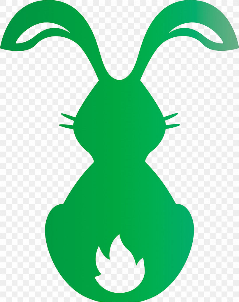 Cute Bunny Easter Day, PNG, 2374x3000px, Cute Bunny, Easter Day, Green, Symbol Download Free