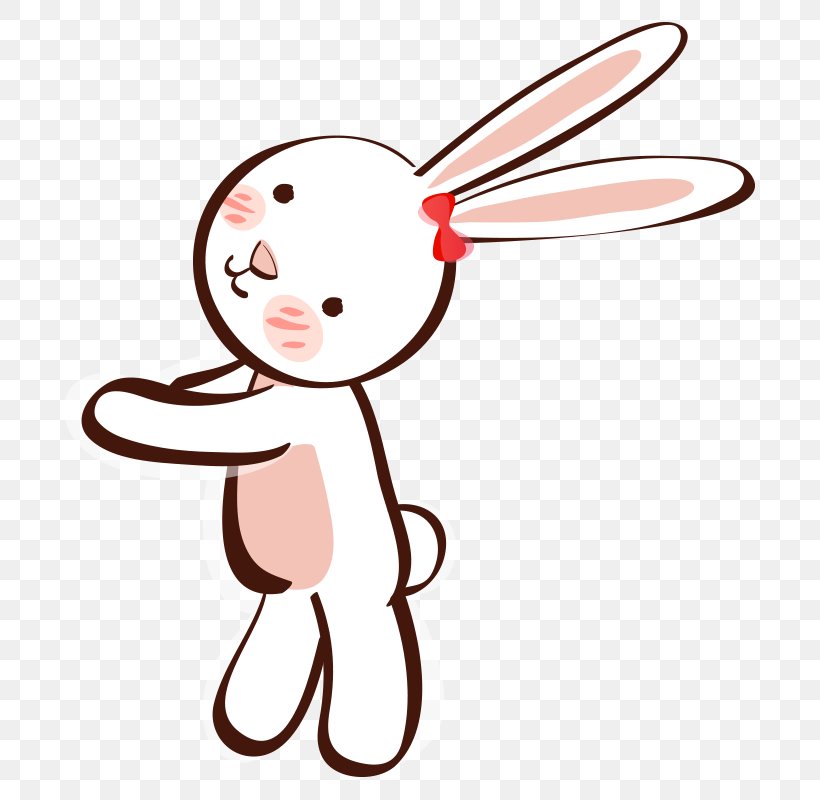 Qixi Festival Significant Other Rabbit Cartoon Avatar, PNG, 800x800px, Watercolor, Cartoon, Flower, Frame, Heart Download Free