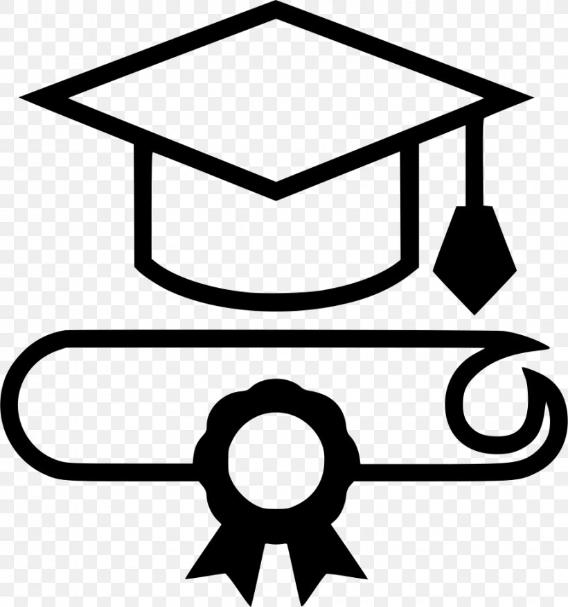 Square Academic Cap Graduation Ceremony Clip Art, PNG, 918x980px, Square Academic Cap, Artwork, Black And White, Cap, Diploma Download Free