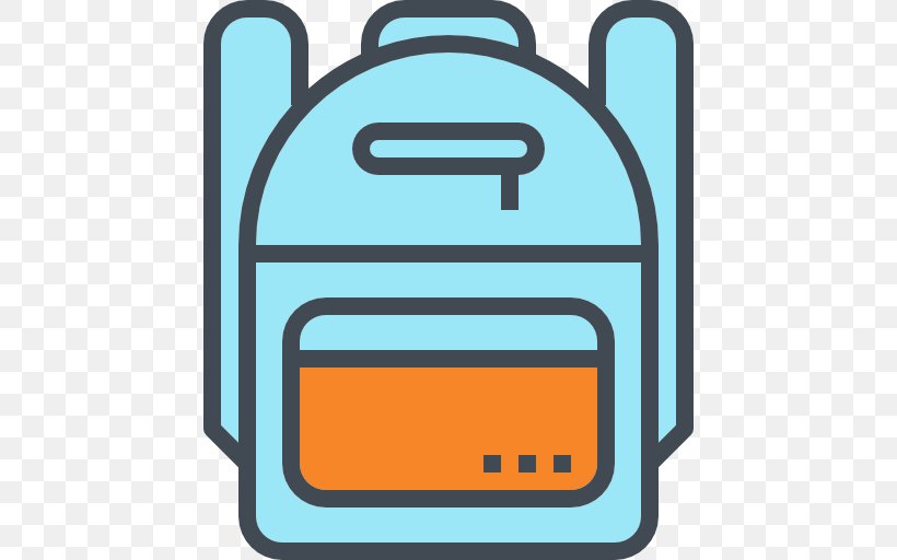 Backpack Baggage Travel Pack Clip Art, PNG, 512x512px, Backpack, Area, Bag, Baggage, Education Download Free
