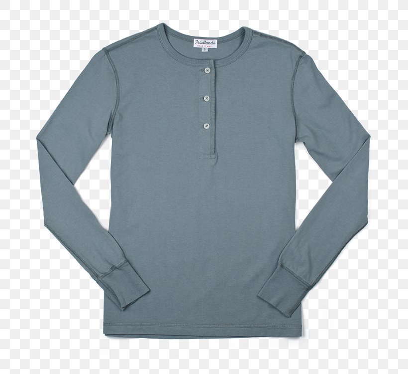 Long-sleeved T-shirt Long-sleeved T-shirt Henley Shirt, PNG, 750x750px, Sleeve, Active Shirt, Button, Henley Shirt, Jacket Download Free