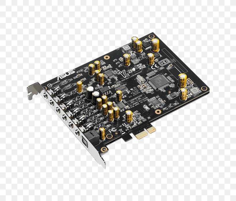 Sound Cards & Audio Adapters 7.1 Sound Card Internal Asus Xonar AE PCIe Digital Output 7.1 Surround Sound PCI Express, PNG, 700x700px, 51 Surround Sound, 71 Surround Sound, Sound Cards Audio Adapters, Asus, Asus Xonar Download Free