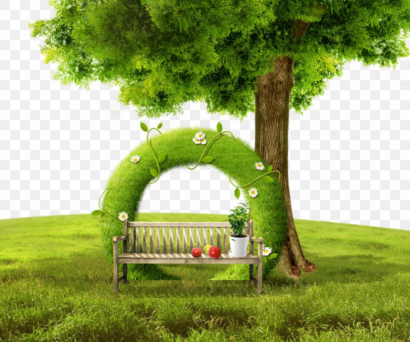 Tree Clip Art, PNG, 2754x2300px, Tree, Art, Chair, Color, Garden Download Free