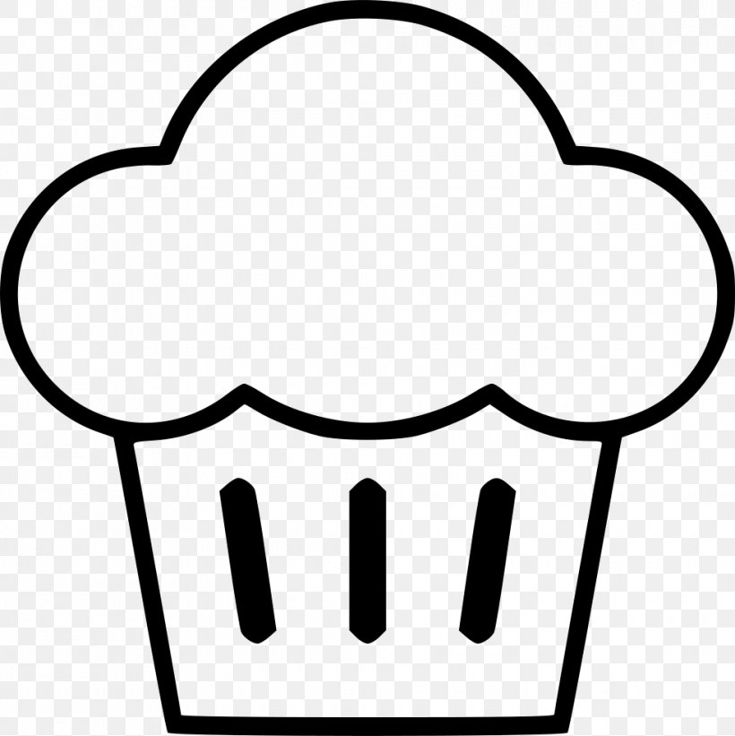 Muffin Cupcake Black And White Stencil Clip Art, PNG, 980x982px, Muffin, Black, Black And White, Cake, Chocolate Download Free
