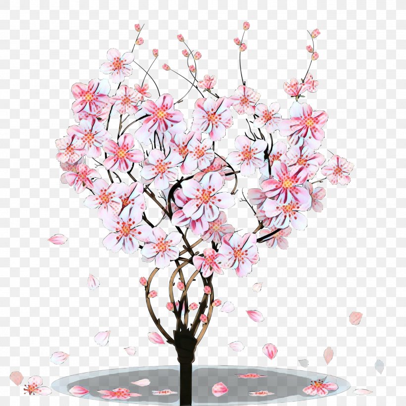 Cherry Blossom, PNG, 2586x2586px, Pop Art, Blossom, Branch, Cherry Blossom, Cut Flowers Download Free