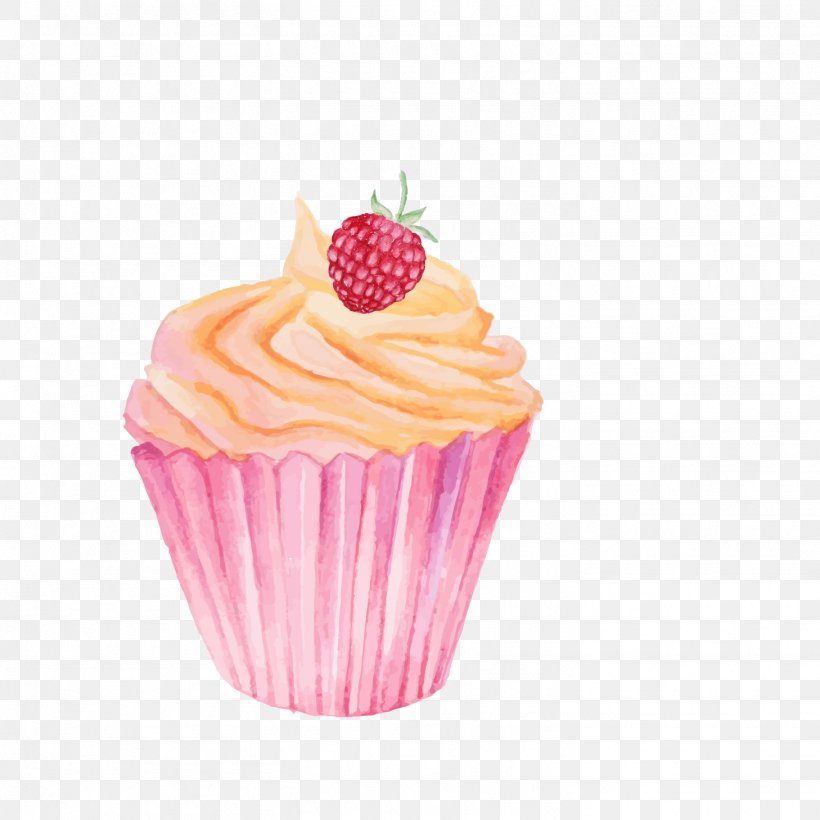 Cupcake Tart Drawing, PNG, 1458x1458px, Cupcake, Baking, Baking Cup, Buttercream, Cake Download Free