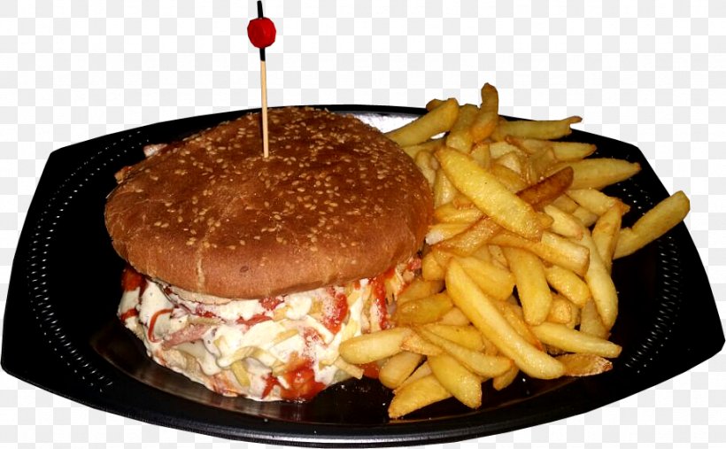 French Fries Hamburger Breakfast Sandwich Cheeseburger Buffalo Burger, PNG, 922x571px, French Fries, American Food, Beef On Weck, Breakfast, Breakfast Sandwich Download Free