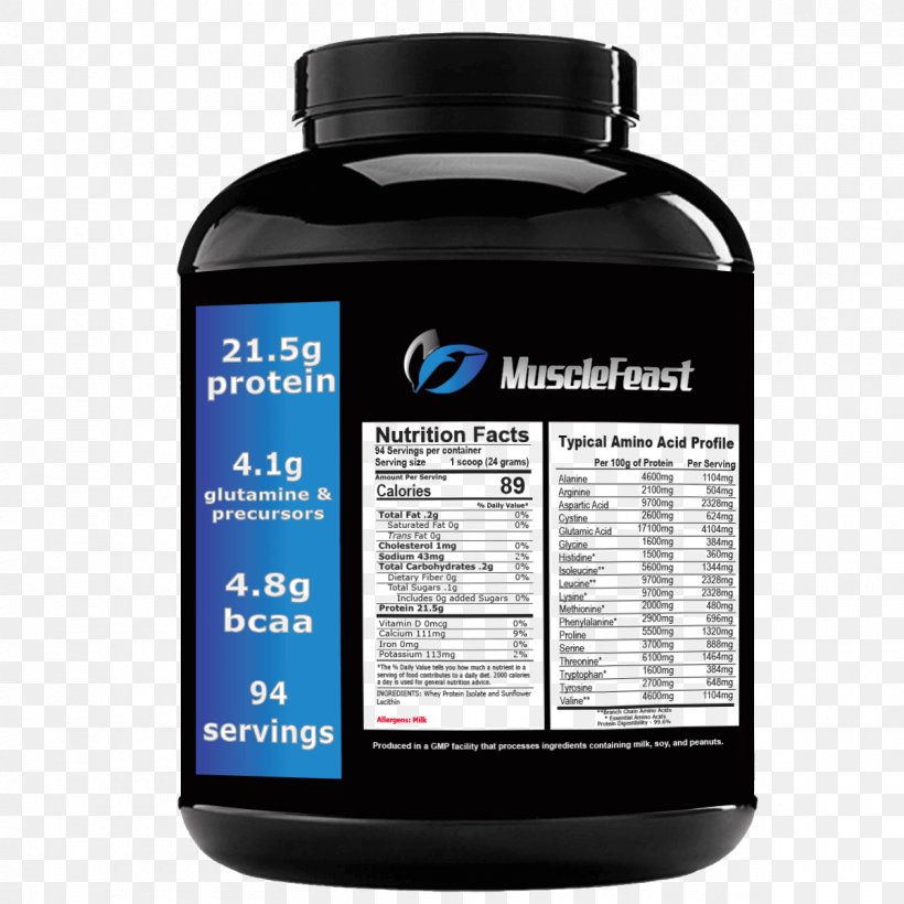 Muscle Feast, LLC Whey Protein Isolate Flavor, PNG, 1200x1200px, Whey Protein Isolate, Branchedchain Amino Acid, Brand, Casein, Dietary Supplement Download Free