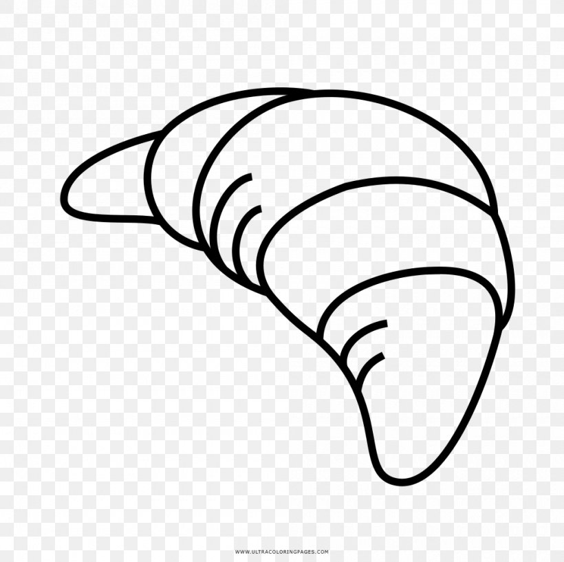 Croissant Coloring Book Child Small Bread Drawing, PNG, 1000x997px, Croissant, Area, Artwork, Biscuits, Black Download Free