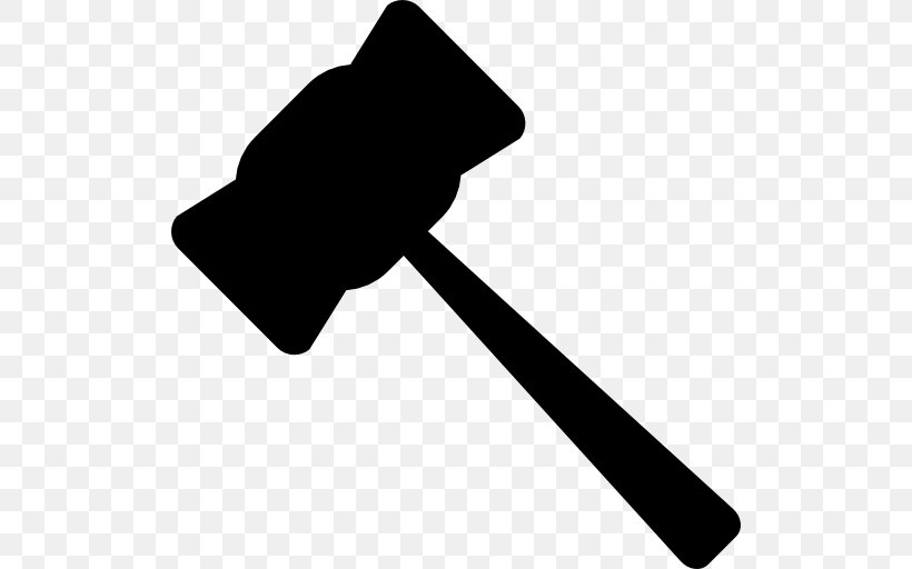 Hammer, PNG, 512x512px, Gavel, Black, Black And White, Hammer, Object Download Free