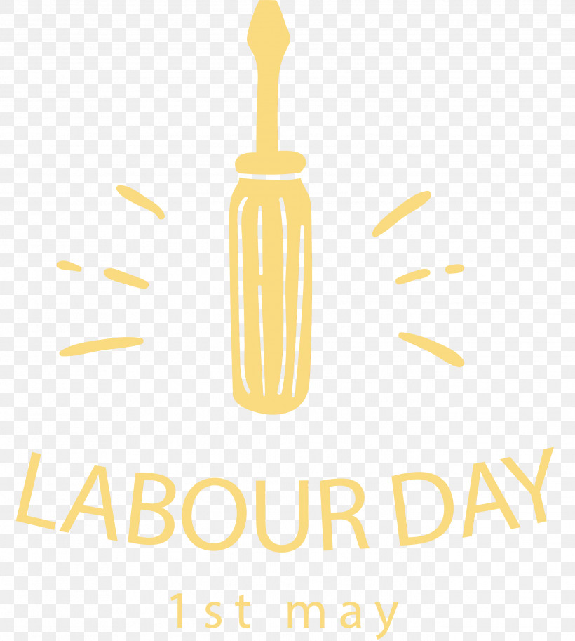Logo Font Yellow Line Meter, PNG, 2692x3000px, Labour Day, Geometry, Labor Day, Line, Logo Download Free