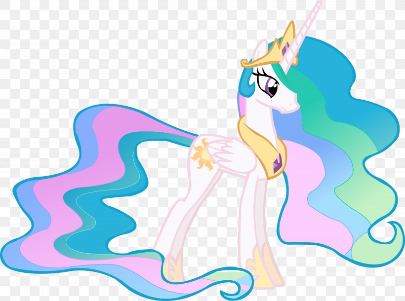 Princess Celestia Princess Luna Rarity Princess Cadance Pony, PNG, 5898x4388px, Watercolor, Cartoon, Flower, Frame, Heart Download Free