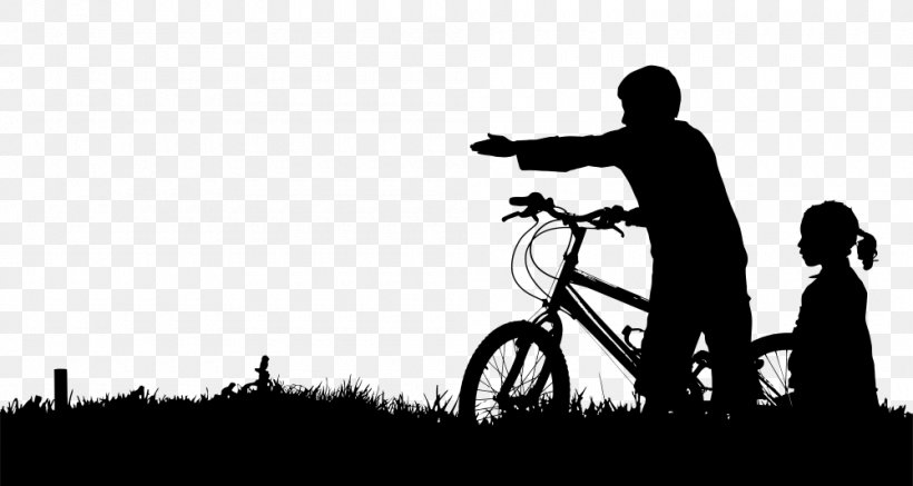 Racing Bicycle Cycling Silhouette, PNG, 1000x533px, Bicycle, Bicycle Accessory, Black, Black And White, Bmx Bike Download Free