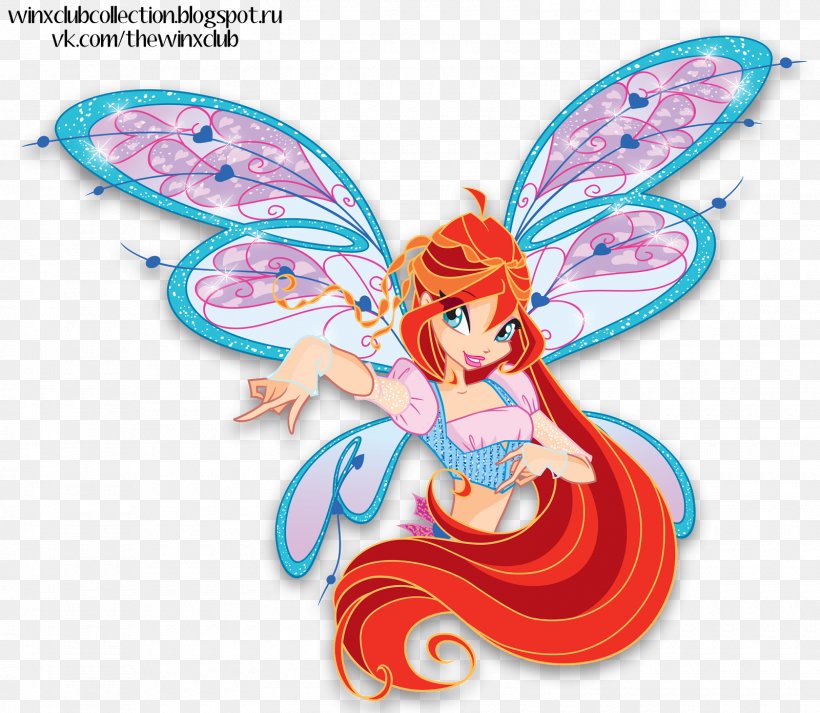Bloom Tecna Fairy Stella Winx Club: Believix In You, PNG, 1600x1392px, Bloom, Butterfly, Character, Drawing, Fairy Download Free