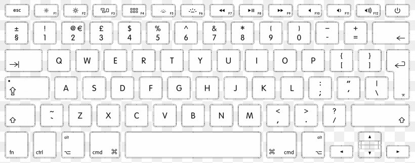 Computer Keyboard Space Bar Keyboard Layout Laptop, PNG, 3296x1296px, Watercolor, Cartoon, Flower, Frame, Heart Download Free
