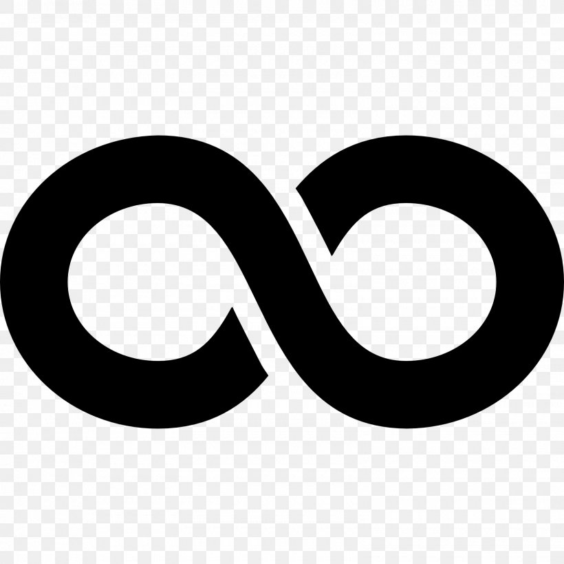 Infinity Symbol Clip Art, PNG, 1600x1600px, Infinity Symbol, Black And White, Brand, Infinity, Logo Download Free
