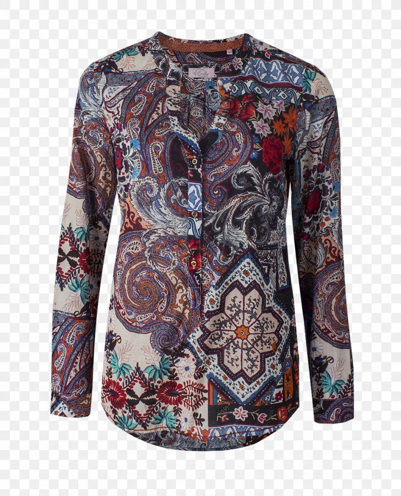 Paisley Blouse Long-sleeved T-shirt, PNG, 1077x1332px, Paisley, Blouse, Clothing, Long Sleeved T Shirt, Longsleeved Tshirt Download Free