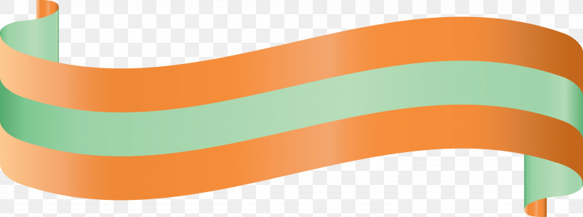 Ribbon S Ribbon, PNG, 4008x1493px, Ribbon, Green, Line, Orange, S Ribbon Download Free