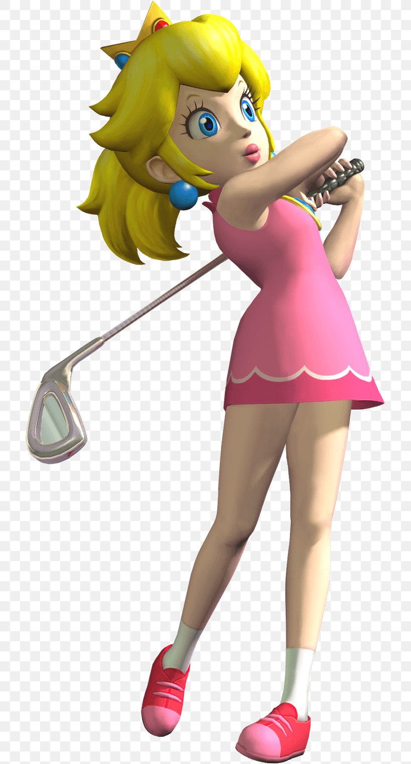 Mario Golf: Toadstool Tour Princess Peach Princess Daisy, PNG, 719x1525px, Watercolor, Cartoon, Flower, Frame, Heart Download Free