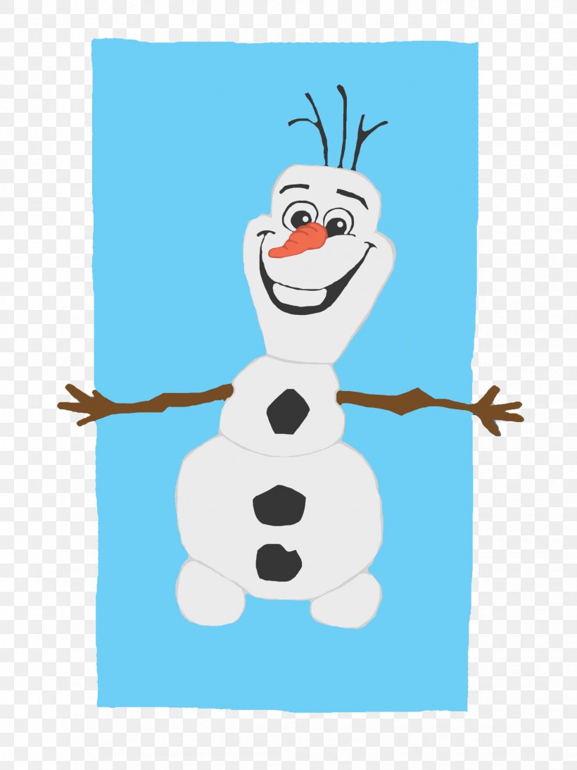 Olaf Fan Art Illustration Television, PNG, 2448x3264px, 2018, Olaf, Area, Art, Cartoon Download Free