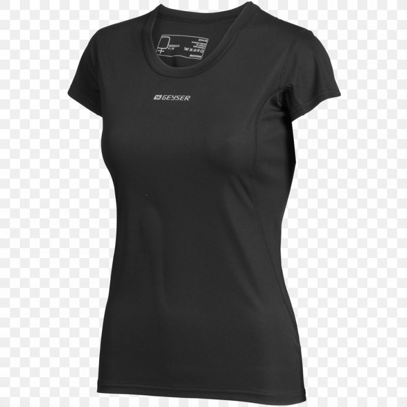 T-shirt Clothing Sleeve Top, PNG, 1000x1000px, Tshirt, Active Shirt, Adidas, Black, Clothing Download Free