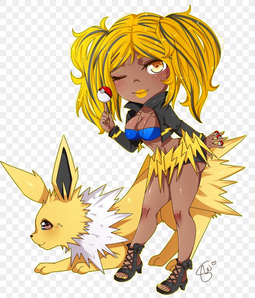 Pokémon Trainer Art Jolteon Eevee, PNG, 900x1050px, Watercolor, Cartoon, Flower, Frame, Heart Download Free