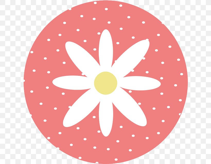 Polka Dot Clip Art, PNG, 640x639px, Polka Dot, Coral, Drawing, Flower, Magenta Download Free