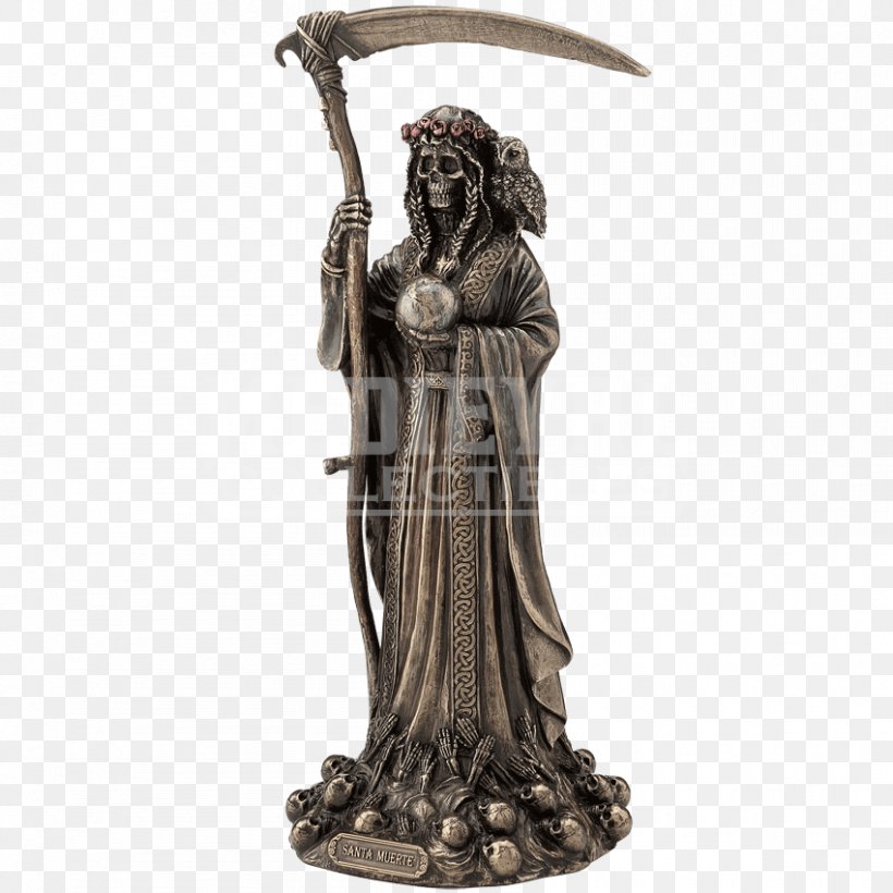 Santa Muerte Death Statue Bronze Sculpture, PNG, 850x850px, Santa Muerte, Art, Bronze, Bronze Sculpture, Classical Sculpture Download Free