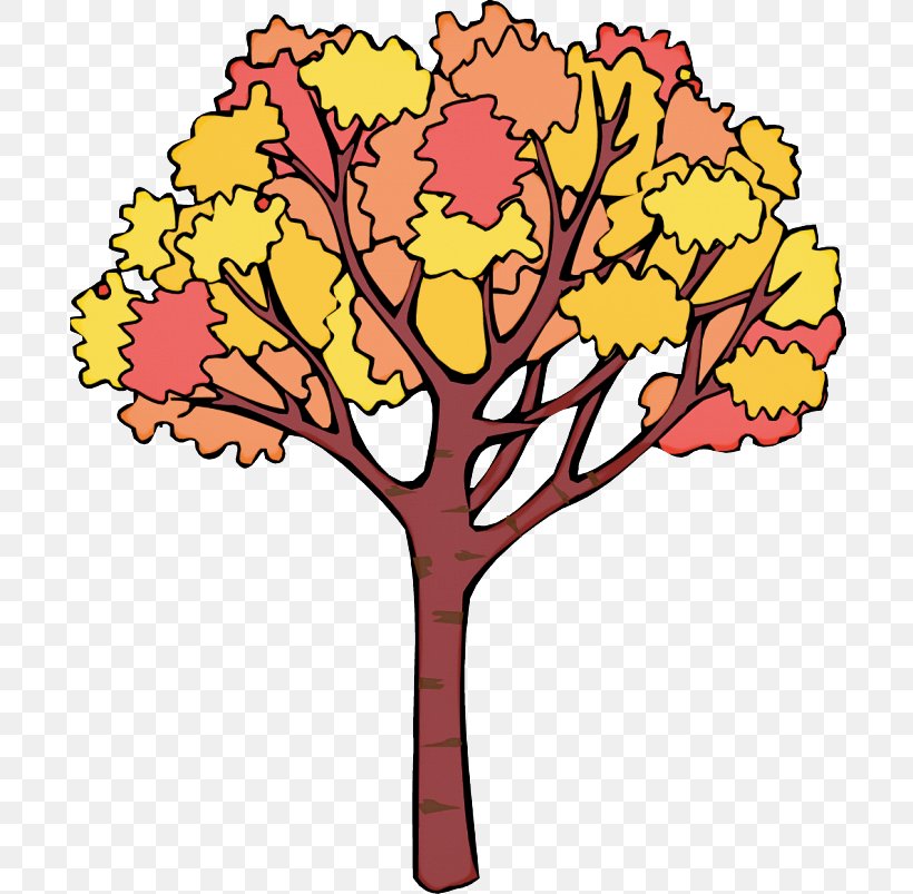 Clip Art Tree Leaf Plant Yellow, PNG, 700x803px, Tree, Cut Flowers, Flower, Leaf, Plant Download Free