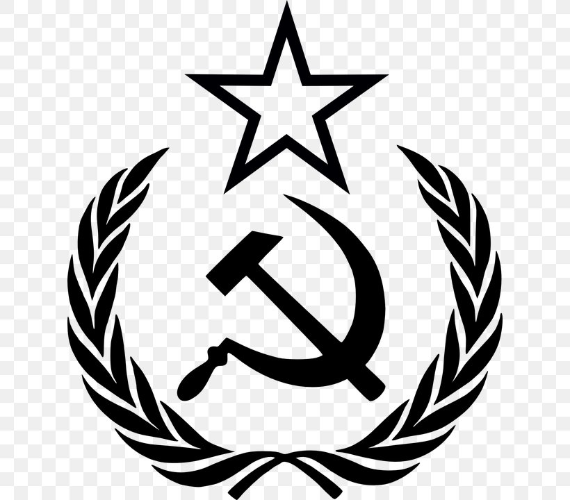 Hammer And Sickle Soviet Union Clip Art Wreath, PNG, 626x720px, Hammer And Sickle, Blackandwhite, Communism, Crest, Emblem Download Free
