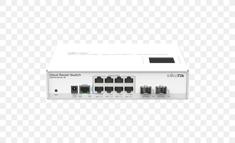 Network Switch Small Form-factor Pluggable Transceiver Router 10 Gigabit Ethernet, PNG, 500x500px, 10 Gigabit Ethernet, Network Switch, Computer Network, Electronic Component, Electronic Device Download Free