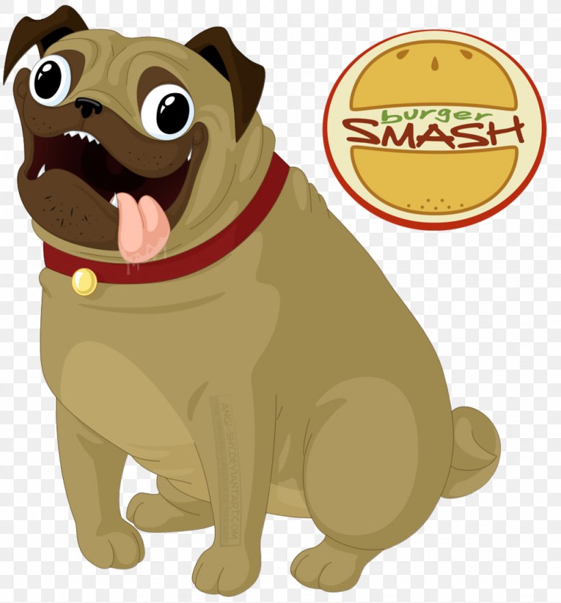 Pug Puppy Hamburger Pet Companion Dog, PNG, 1024x1101px, Pug, Canidae, Carnivoran, Cartoon, Companion Dog Download Free