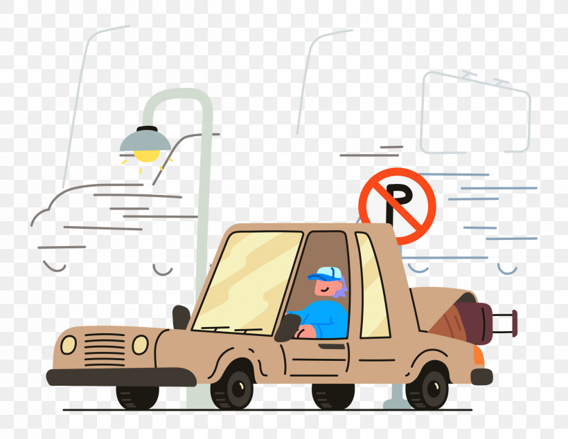 Driving, PNG, 2500x1938px, Driving, Automobile Engineering, Cartoon, Transport Download Free