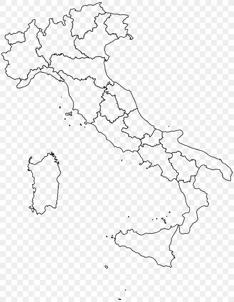 Regions Of Italy Emilia-Romagna Vector Map, PNG, 1859x2400px, Regions Of Italy, Area, Black And White, Blank Map, Emiliaromagna Download Free