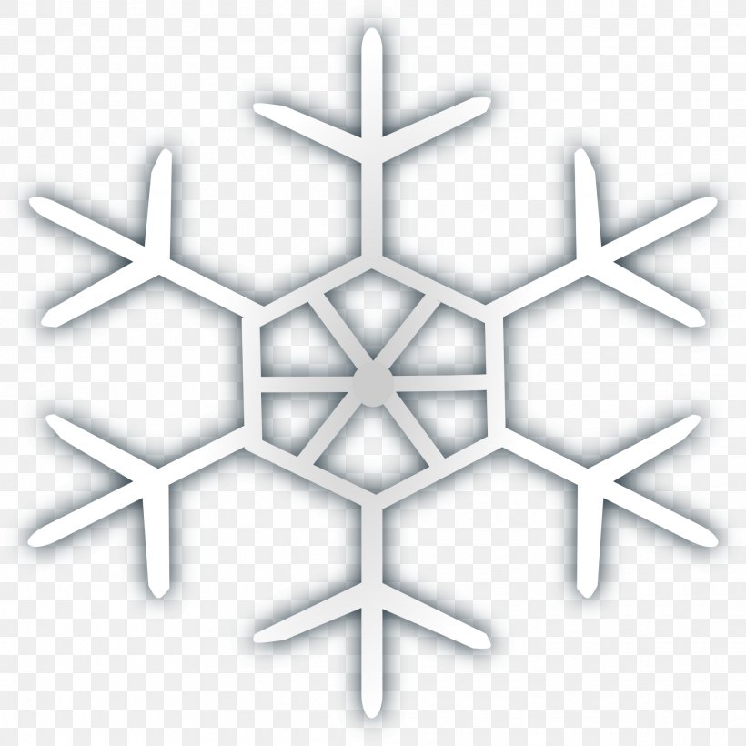 Snowflake Symbol Clip Art, PNG, 1920x1920px, Snowflake, Black And White, Cloud, Cold, Material Download Free