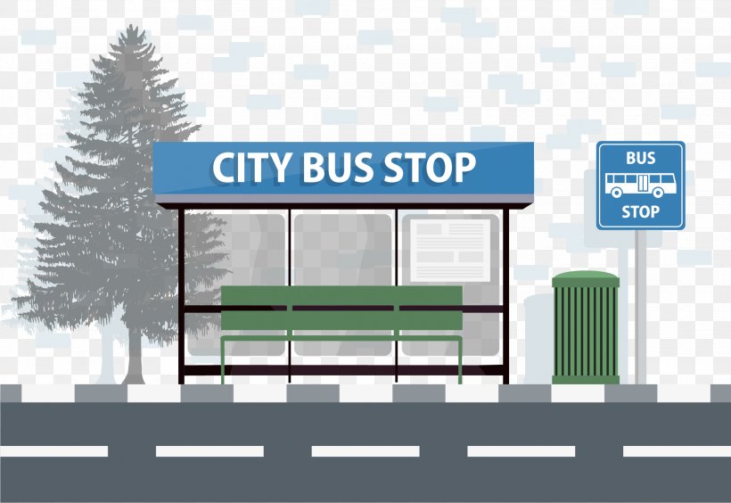 Bus Stop Bus Interchange Royalty-free, PNG, 2049x1411px, Bus, Brand, Bus Interchange, Bus Stop, Business Download Free