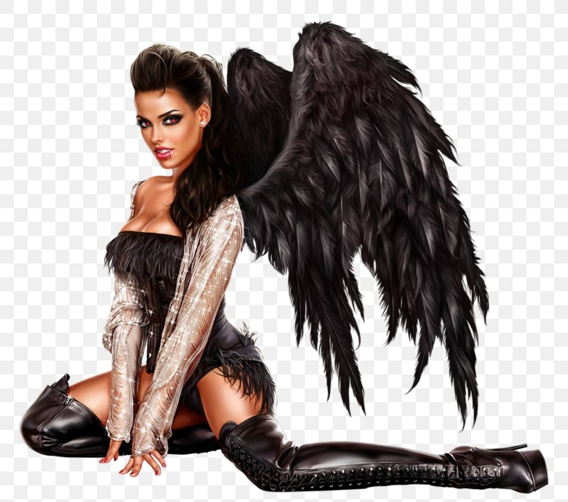 Fallen Angel Lucifer Fairy Satan, PNG, 800x724px, Angel, Black Hair, Brown Hair, Demon, Destroying Angel Download Free